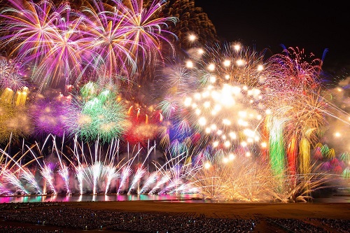 テレビで花火大会_ぎおん柏崎まつり海の大花火大会