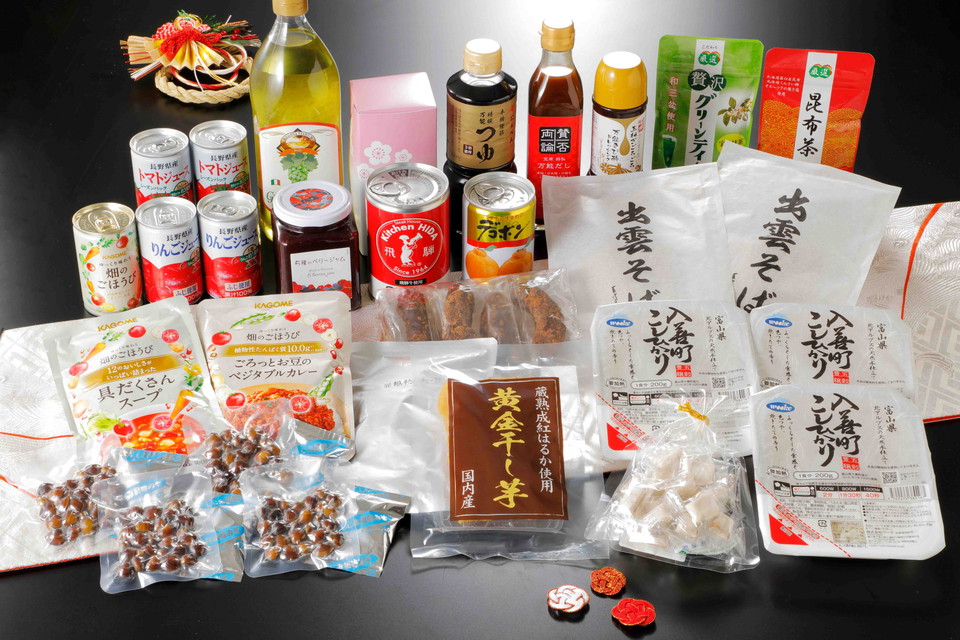 ショップのグルメ楽しむ厳選福箱！