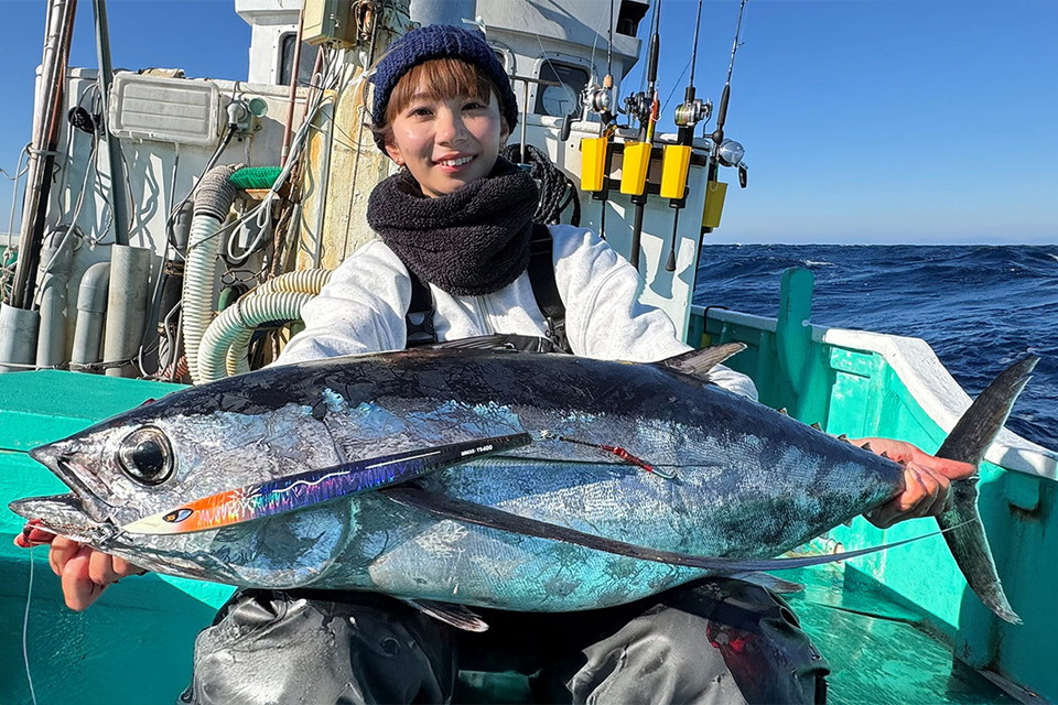 ソルトギャラリー 63　神野梓が冬の人気ルアーゲーム「トンジギ」の魅力を紹介