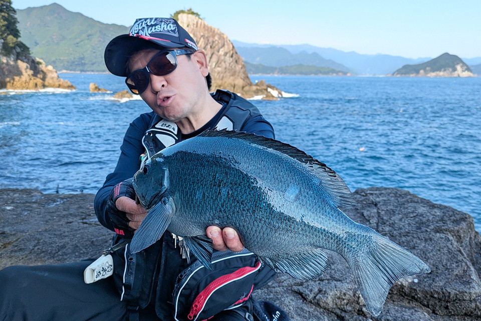 楽釣楽磯宣言 87　愛媛県でシーズン真っ只中のグレを狙う