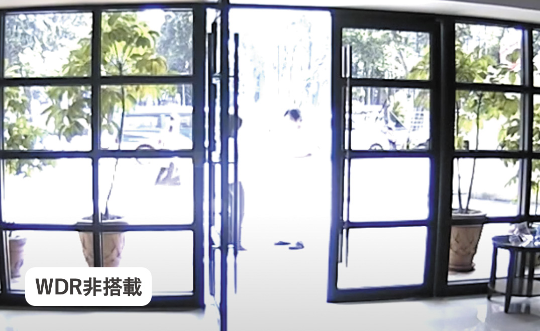 WDR非搭載イメージ図